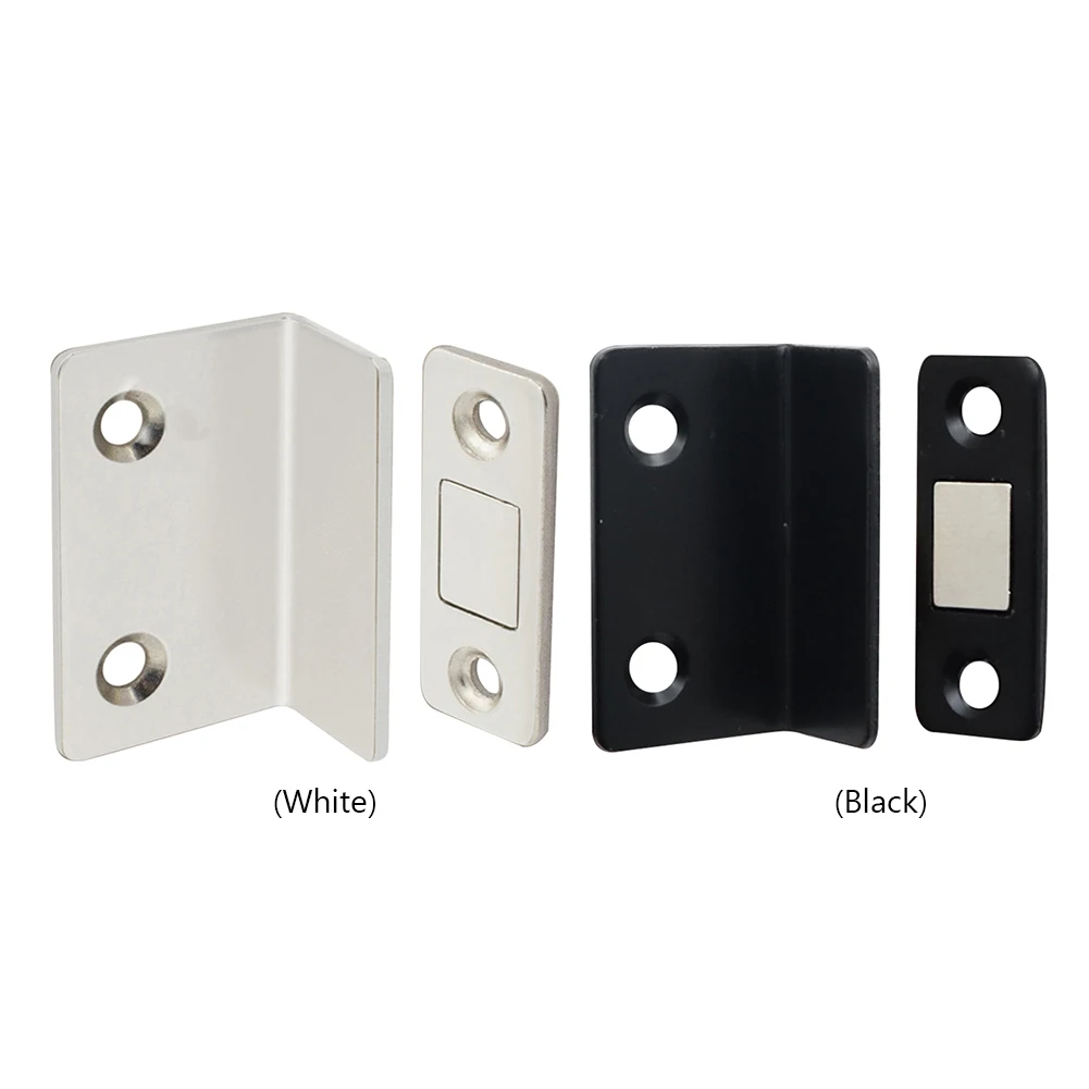 Punch Free Cabinet Catches Strong Magnetic L-shaped Door Touch Magnetic Suction Invisible Anti Collision for Home Improvement