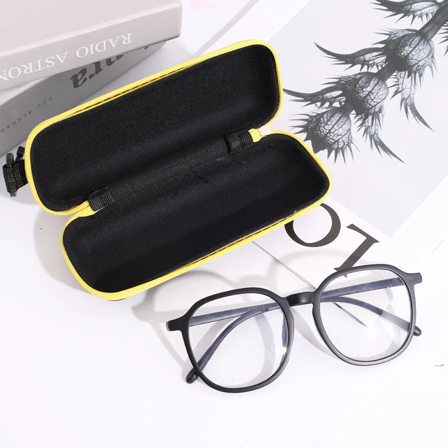 EVA Denim Portable Zipper Glasses Boxes, Anti Loss Protective Sunglasses  Case, Gancho Linker, Embalagem de viagem, Acessórios Eyewear - AliExpress