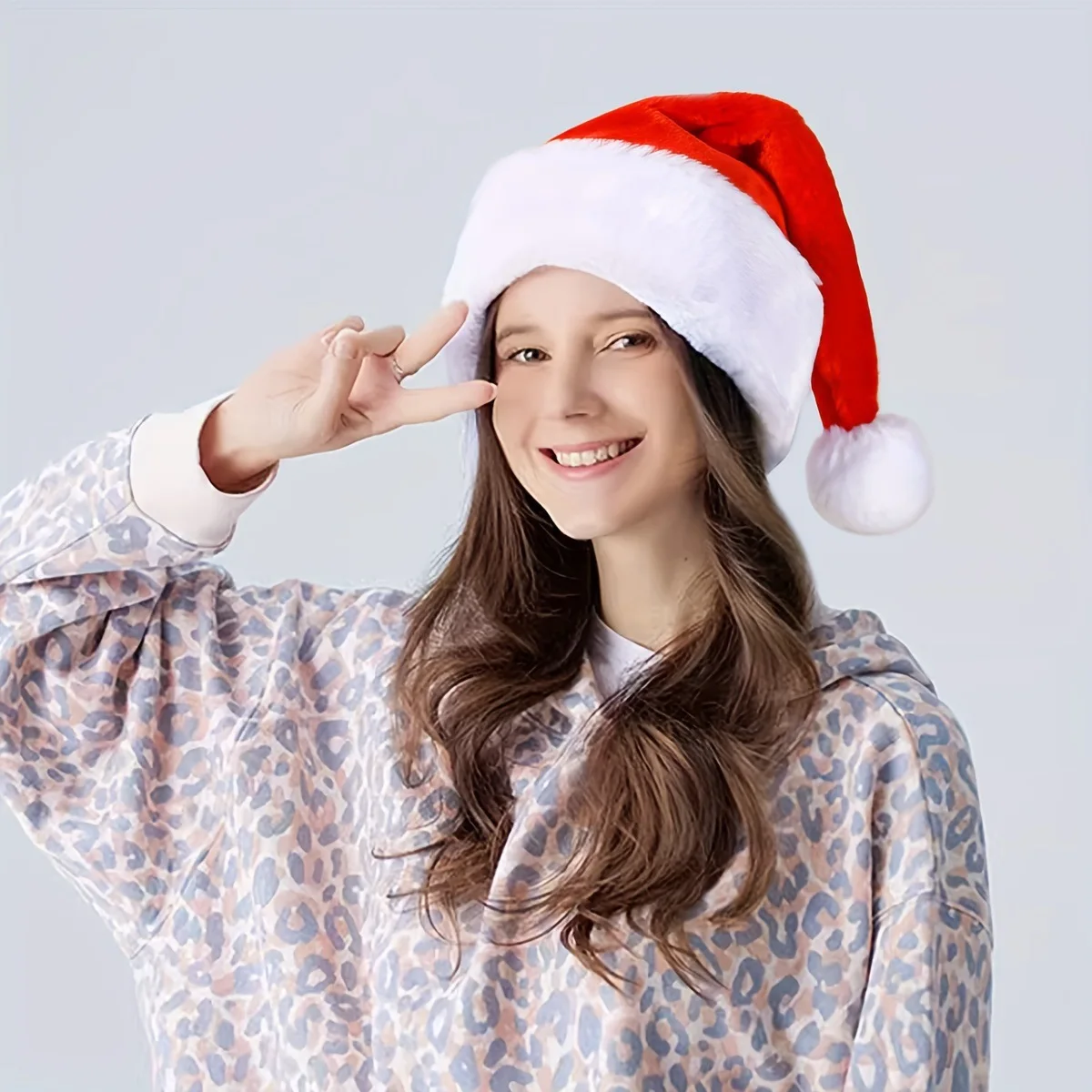 Adult oversized plush hat Christmas hat, Christmas accessories, hat decoration