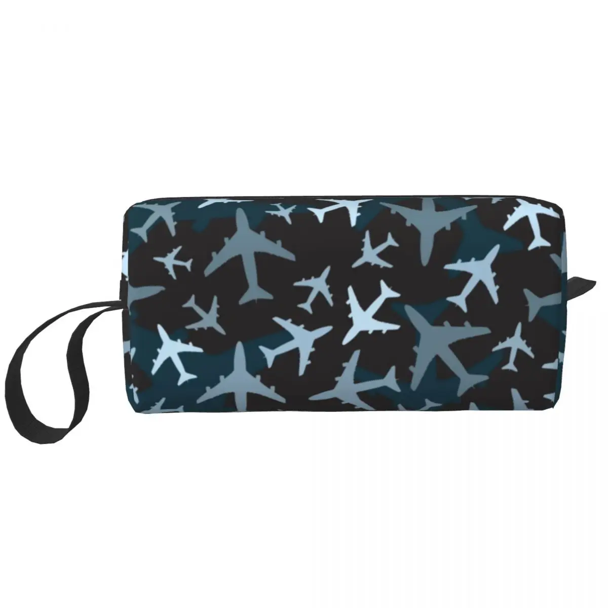 

Travel Airplane Camouflage Toiletry Bag Fighter Pilot Aviation Airplane Makeup Cosmetic Organizer Beauty Storage Dopp Kit Case