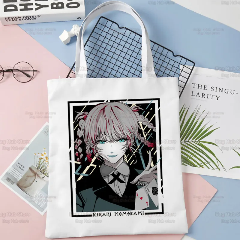 

Kakegurui Japanese Anime Manga Yumeko Jabami Korea Ulzzang Shopper Bag Print Canvas Tote Bag Handbags Women Bag Shoulder Bags