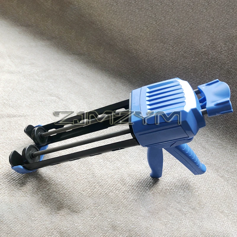 400ML Two-Component Caulking Gun Manual Dual Cartridge Caulking Gun Iron Adhesive Applicator