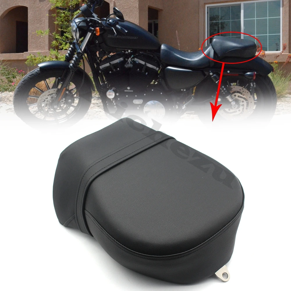 ACZ Motorcycle Black Rear Passenger Seat Pillion Cushion Pad Seat for