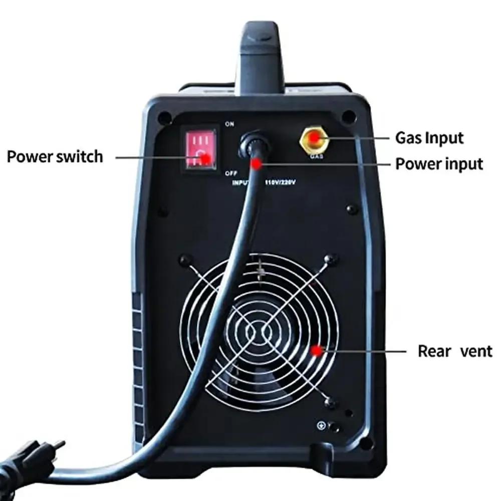 200Amp Digital LCD Display TIG Welder AC/DC Multi-Process IGBT Pulse Dual Voltage 220V/110V Stick Welding Kit Remote Torch Earth 3