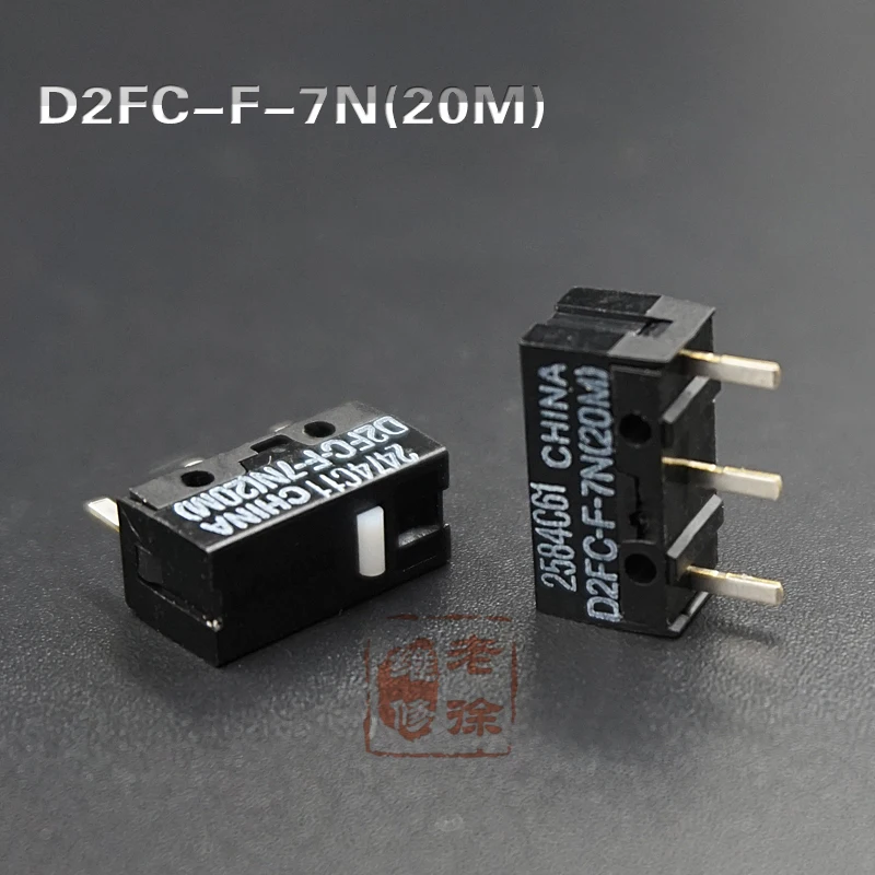 

micro switch D2FC-F-7N 20M suitable for OMRON the 10M 50M button of Steelseries Logitech G403 G603 G703 mouse 2pcs/Lot