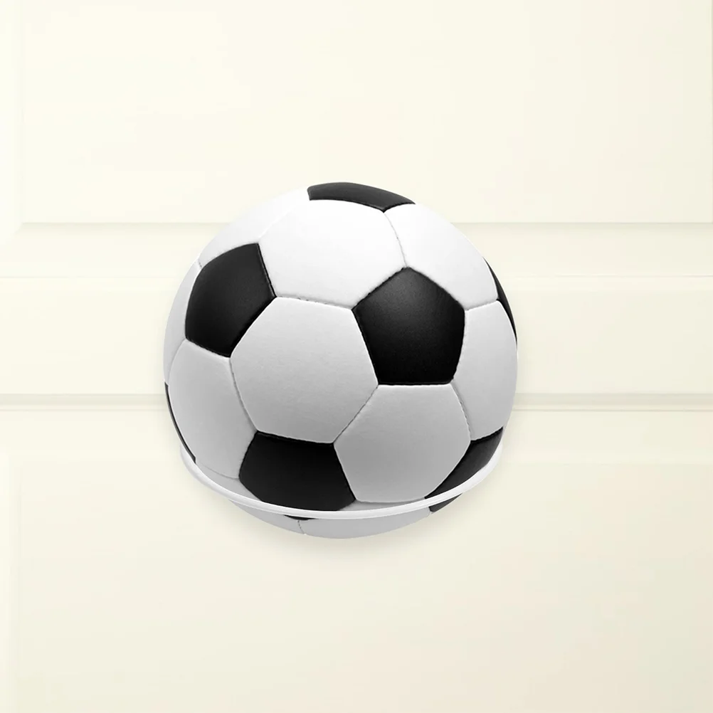 2 Pcs Basketball Wall Mounted Stand Football Sports Balls Post / Holder Display Rack White Rugby