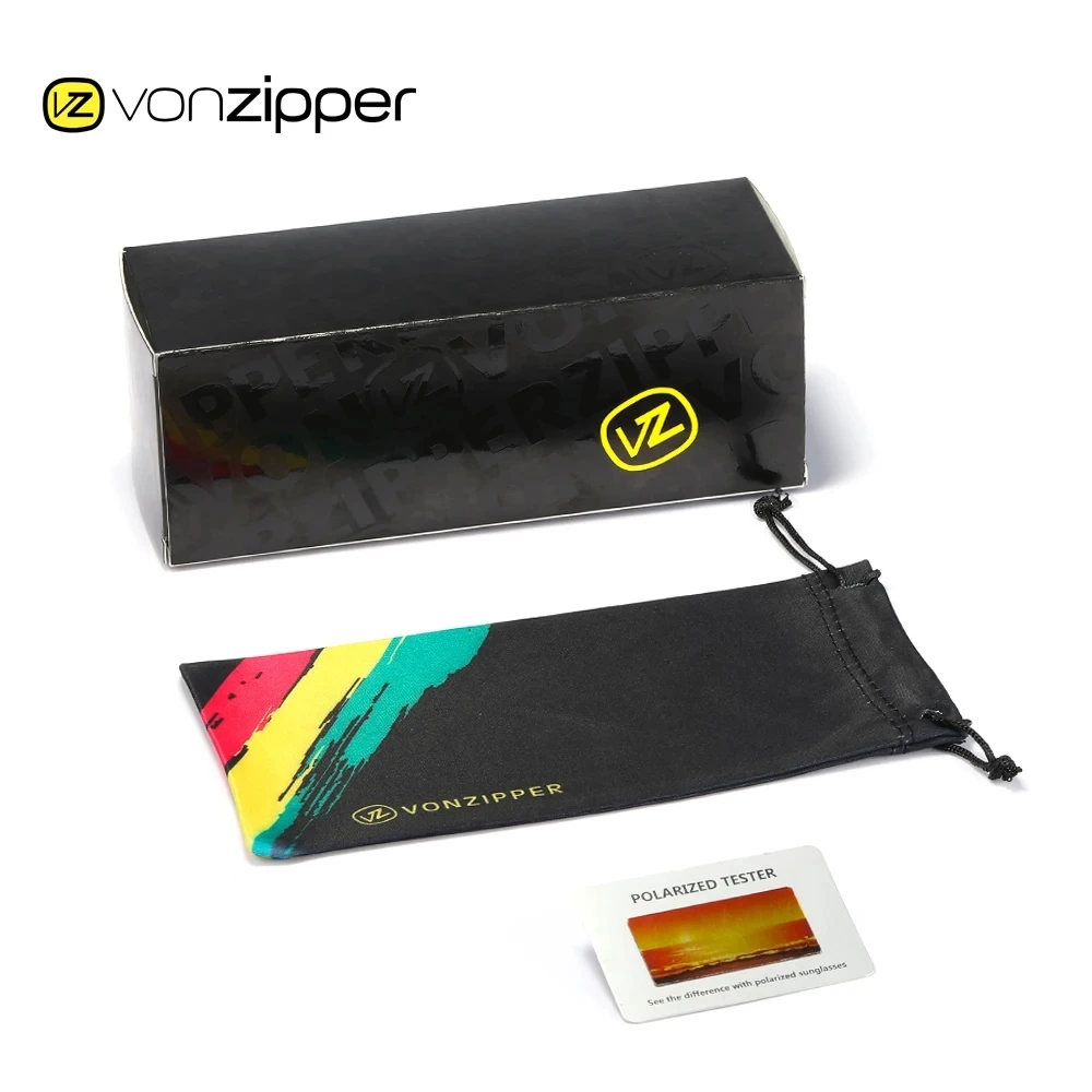 VZ Vonzipper 남성용 하이 엔드 브랜드 선글라스, 스퀘어 오리지널 편광, 야외 스포츠 안경, 낚시 파티 안경, UV400, 9 가지 색상