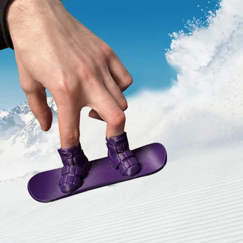 Mini Finger Snowboard, 3D Printed Finger Snow Board, Mini Skateboard Snow Board For Finger, Skiing Toy