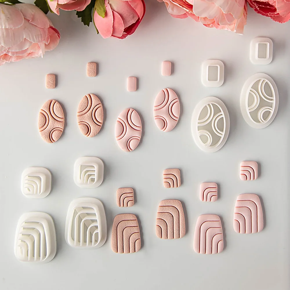 Polymer Clay Cutters Earrings Jewelry Pendant Pottery Tools