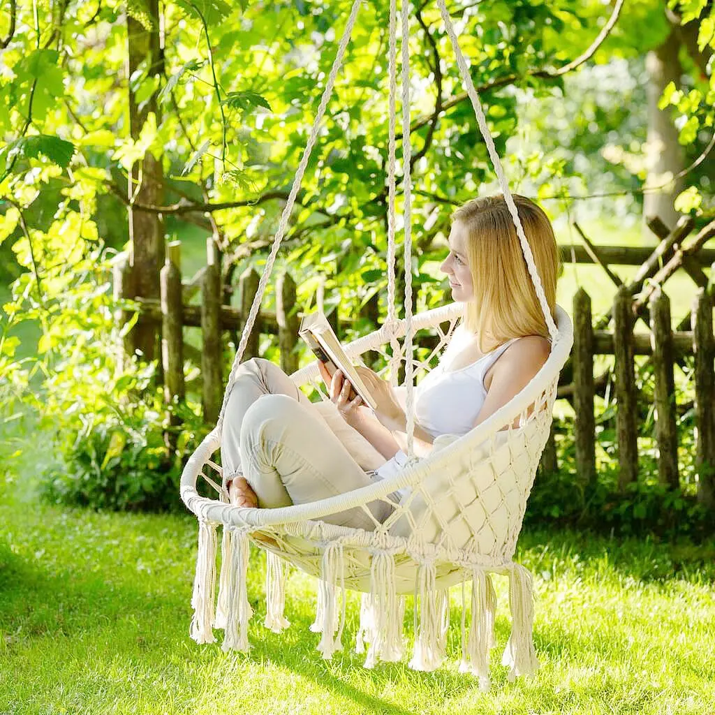 Chaise Hamac Outdoor Swing Chair Hi_friend Replacement Black