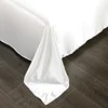 Bonenjoy 1 pc Bed Sheet for Summer Ice Cool Fabric Top Sheets Satin Smooth Flat Bed Sheet for Double Bedding (no pillowcase) 6