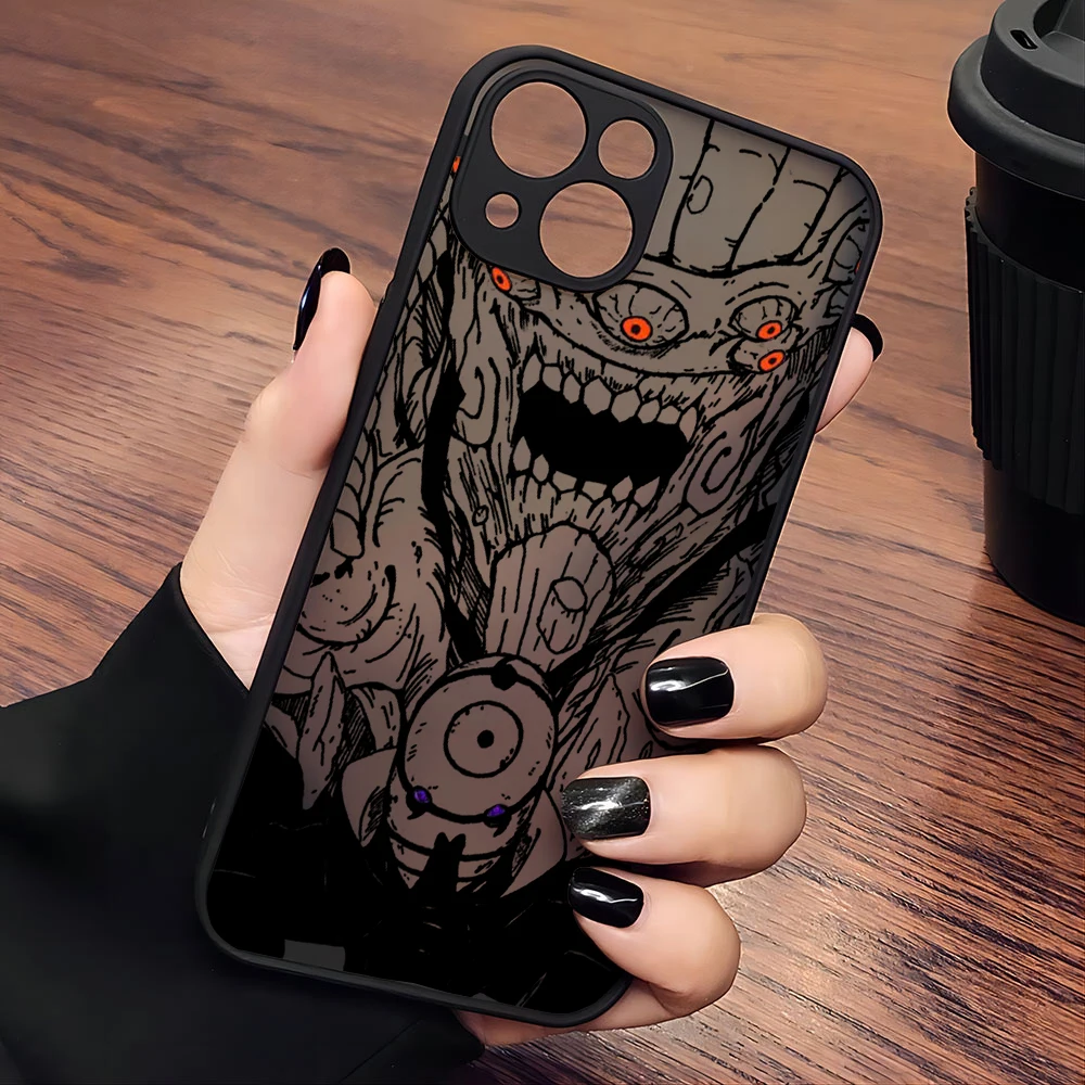 thumbnail image 1 of Funda de teléfono de Anime Akatsukis Itachis para iPhone 15 14 13 12 11 Mini Pro Max X XR 7 8 Plus n-narutos, funda trasera transparente mate, 1 of 5