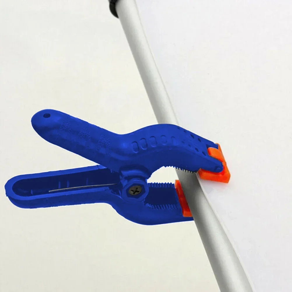 10 Stück 2-Zoll Holzbearbeitungs-Federklemmen aus Kunststoff-Nylon für Holzstäbe, Rohre und Fotohintergründe – Detail 5