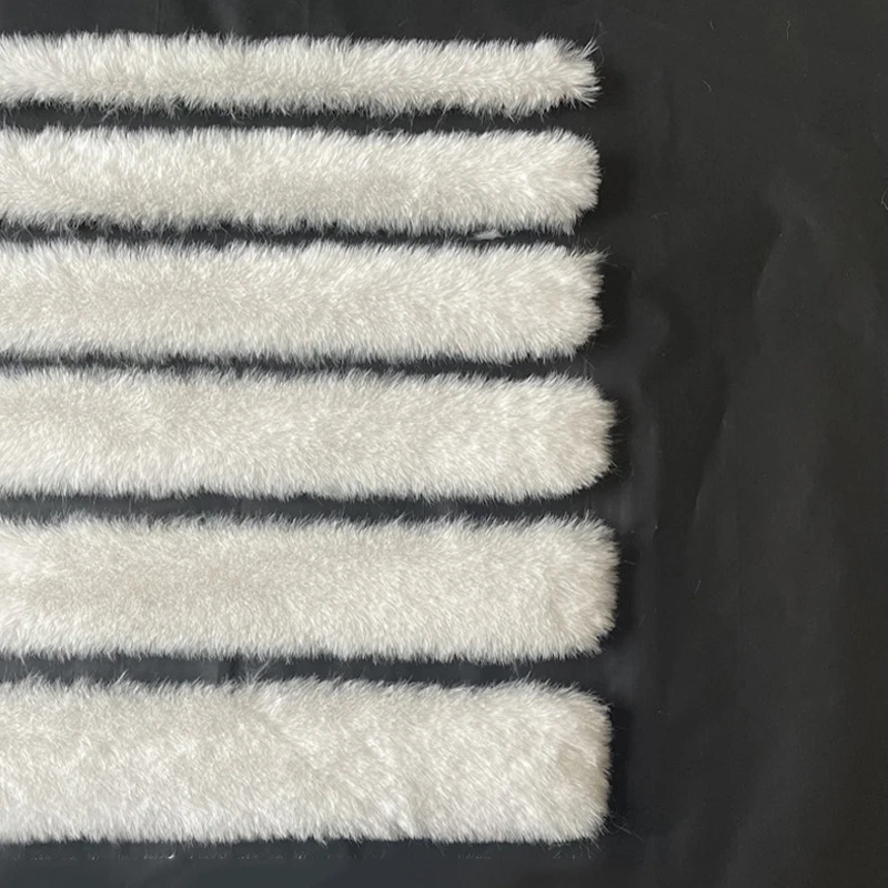 Fur Fabric Faux Rabbit Fur Ribbon Trimming for DIY Garment Crafts