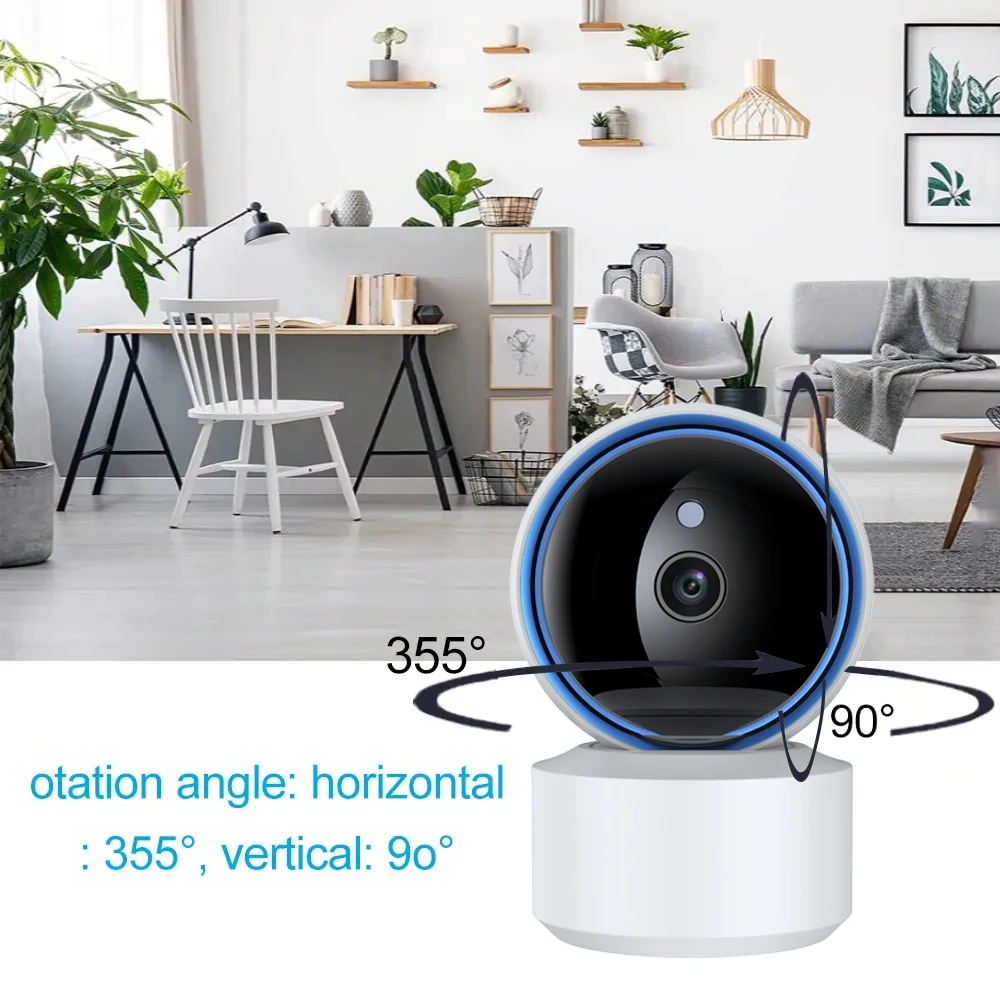 Cámara IP Robótica WiFi Monitoreo YCC365: Seguridad Inteligente para tu Hogar
