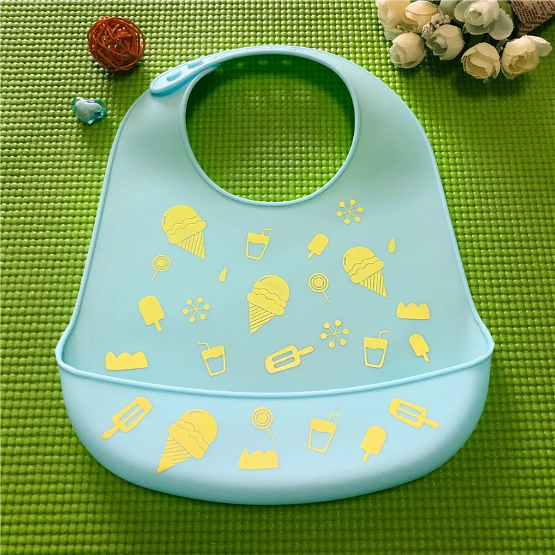 Baby Products Online - Soft Silicone Baby Aprons Boys Girls Stuff  Waterproof Apron Newborn Baby Feeding Cartoon Aprons Toddler Burp Cloths  Aprons - Kideno