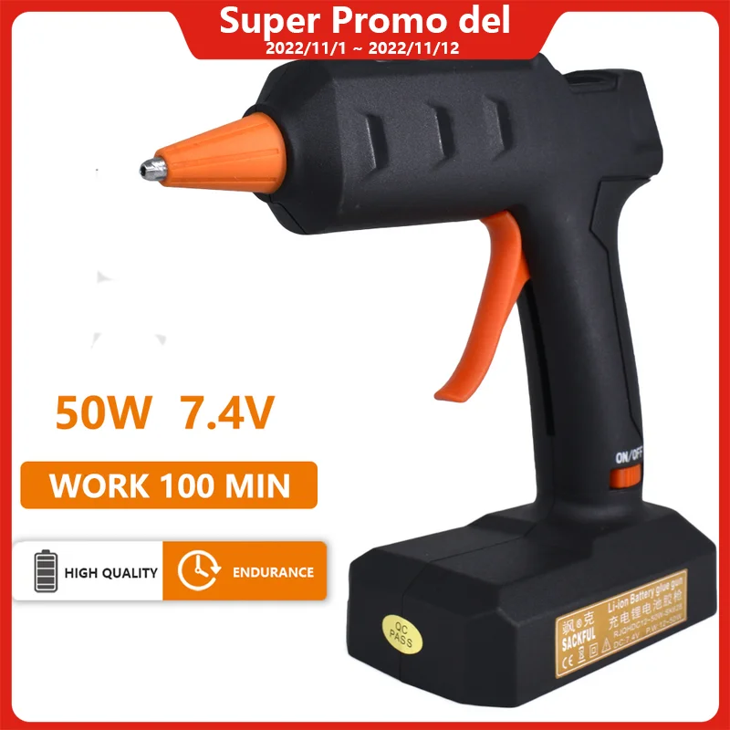 50w Wireless Lithium Battery Glue Gun Home Diy Production Repair