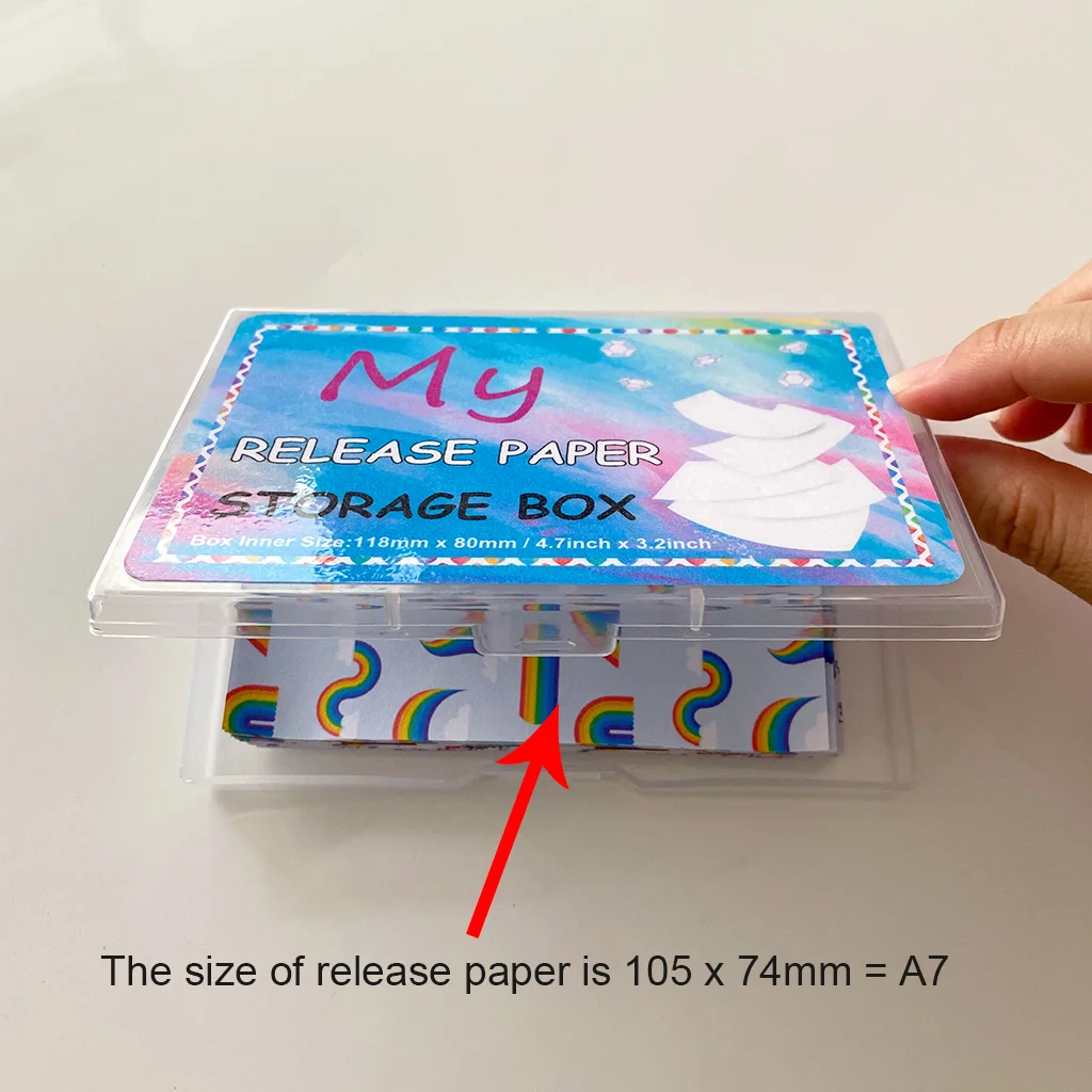 Diamond Painting Release Paper Storage Box 5D Diamond Art Tool Accessories Container Case