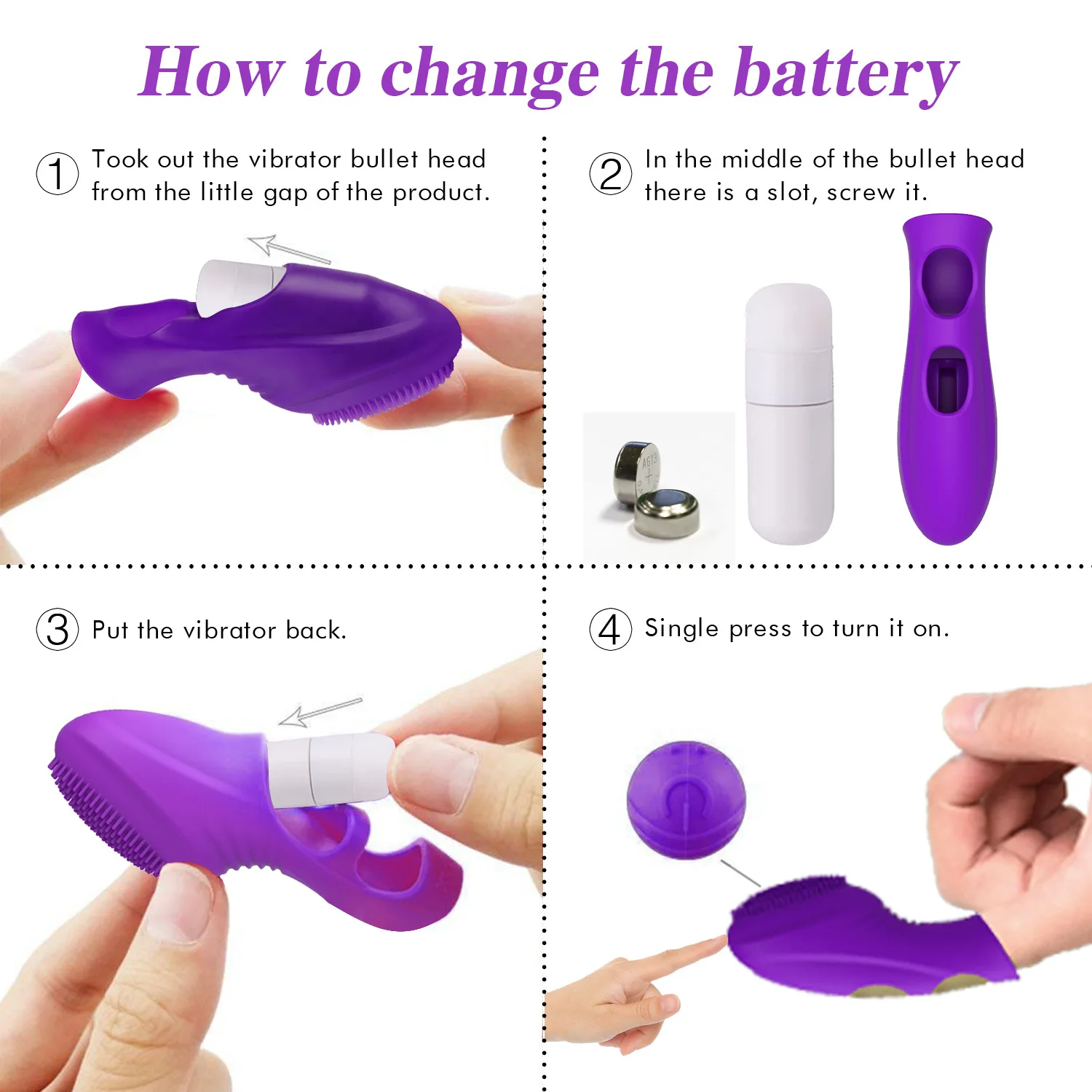 Sex Toys Finger Vibrator Sleeve