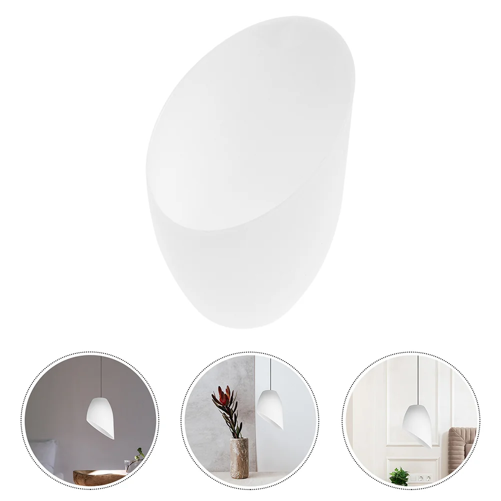 

Plastic Lamp Shades 5.4 Inch High 5 Pack Horseshoe Shades Angled Table Lamp Shades Household Lamp Replacement Lamp Shades