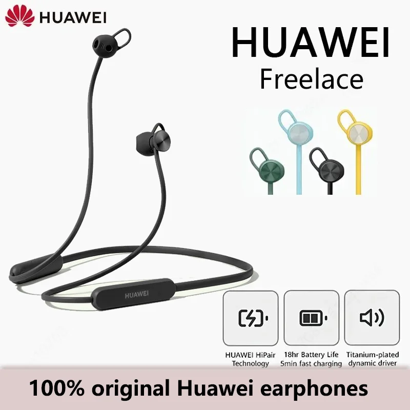 Original HUAWEI FreeLace Wireless Earphone IP55 Semi in Ear