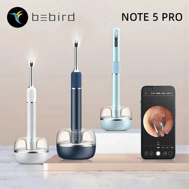 Bebird – bâtonnets de cire d'oreille Pro Note5, nettoyeur d'oreille  intelligent, visuel, pincettes Endoscope, cure-oreille, Mini caméra  Otoscope, soins de santé personnels - AliExpress