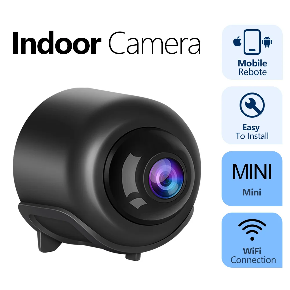 X5 Mini Camera Night Vision Wireless WIFI Camera with Recording Function Suitable for Outdoor Camping at Home IP Camera 2