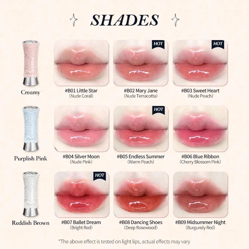 مجموعة ملمع شفاه فلاور نوز الكاملة زيت شفاه ملون ن...