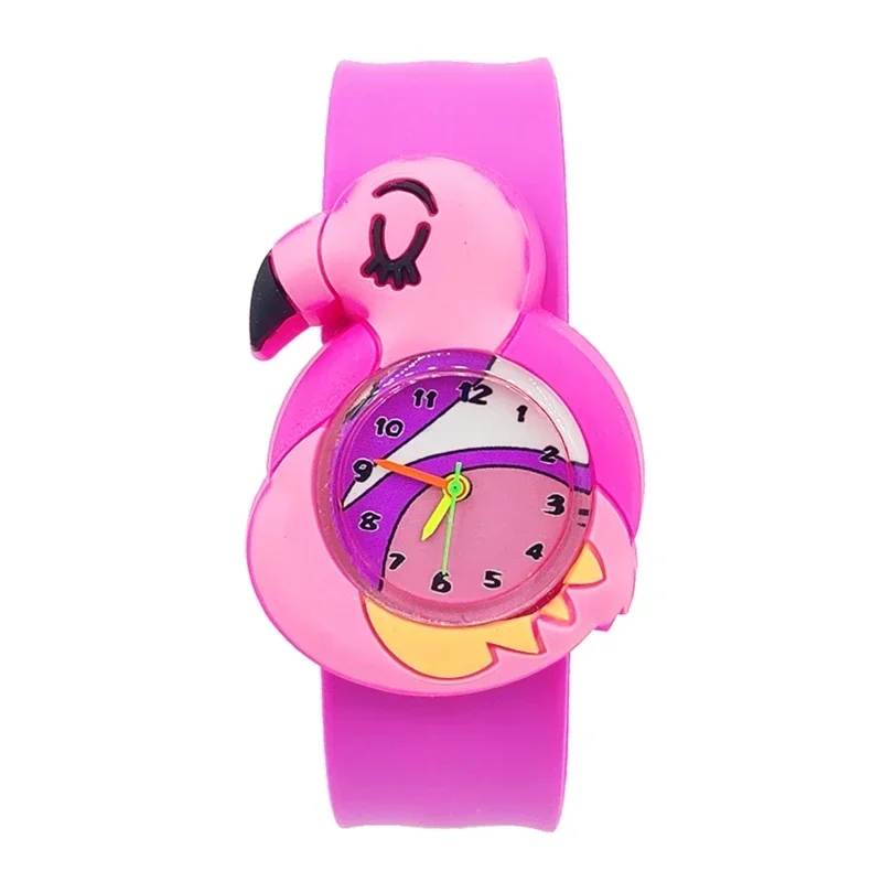 Reloj de cuarzo con dibujos animados para niños y niñas, pulsera de juguete para aprender el tiempo