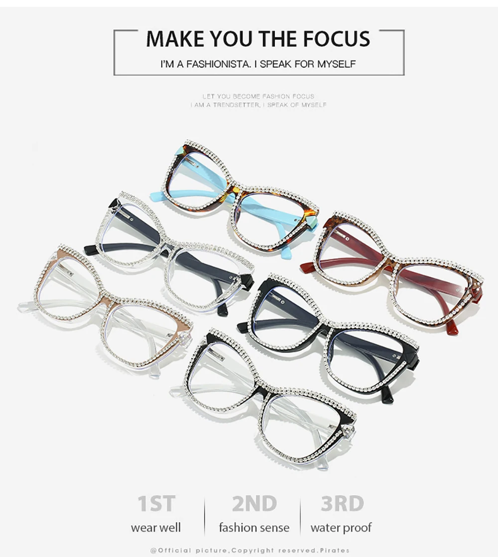 Computer Eyewear Anti Blue Light Blue Light Glasses Fashion Glasses Trendy Women's Eyewear For Office Ladies All-Day Wear