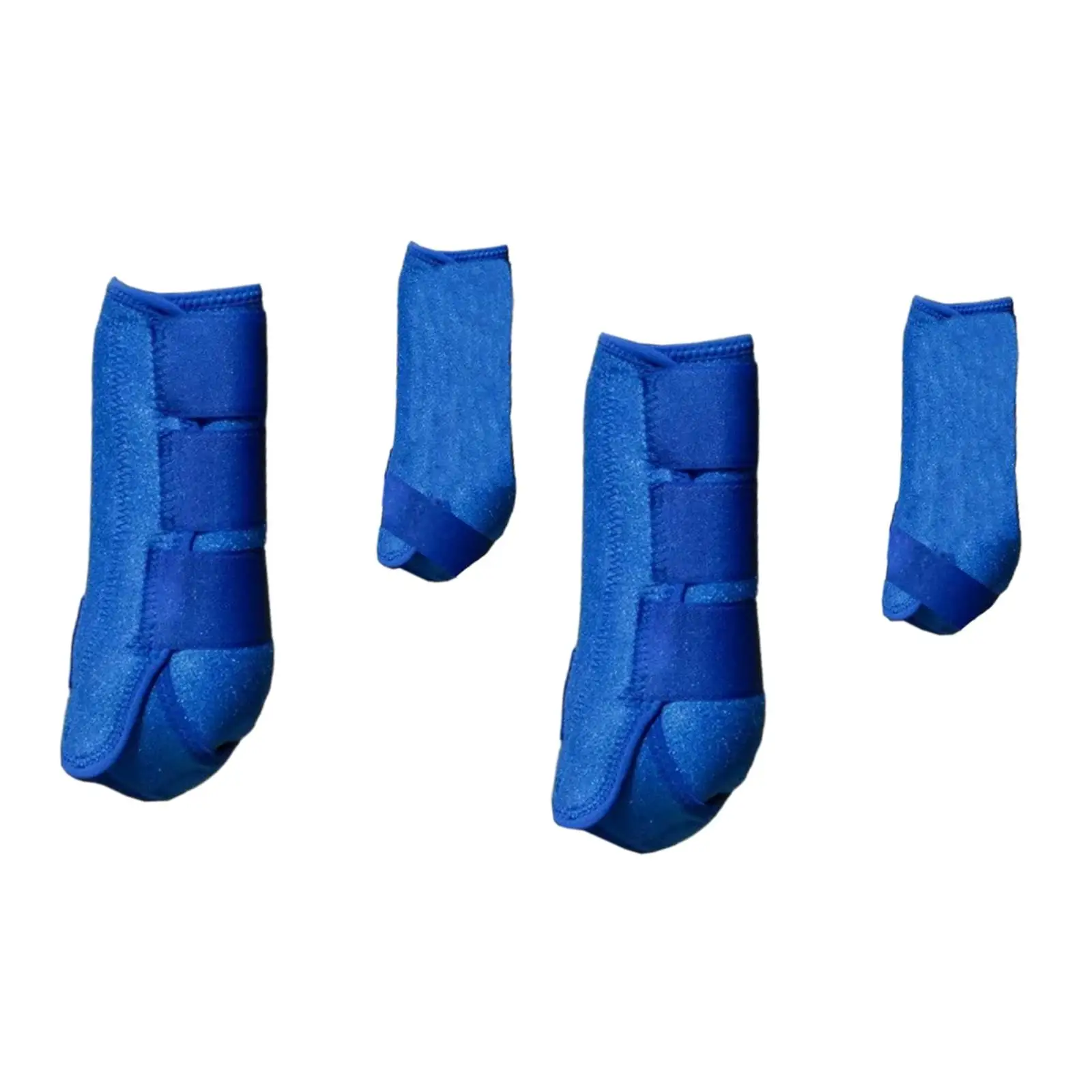 4Pcs Horse Boots Leg Wraps Portable Adjustable Reusable Guard Leg Protective for Jumping Riding Training Equestrian Equipment