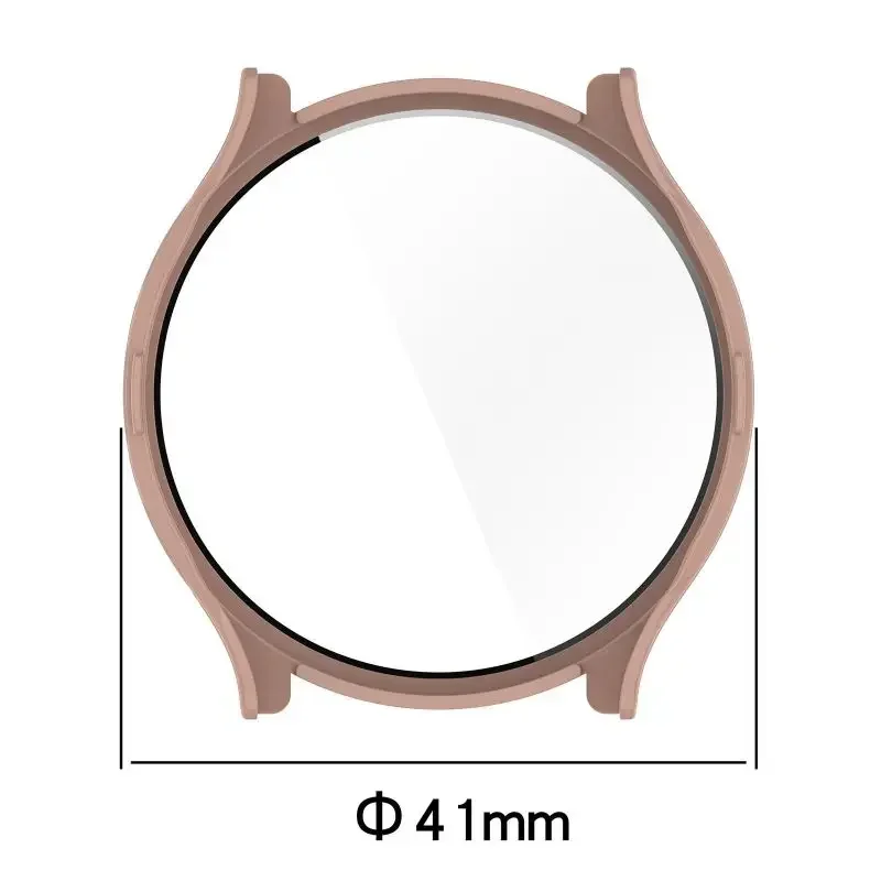 Premium Tempered Glass Smart Watch Protective Case - Durable Screen Protector & Bumper Cover
