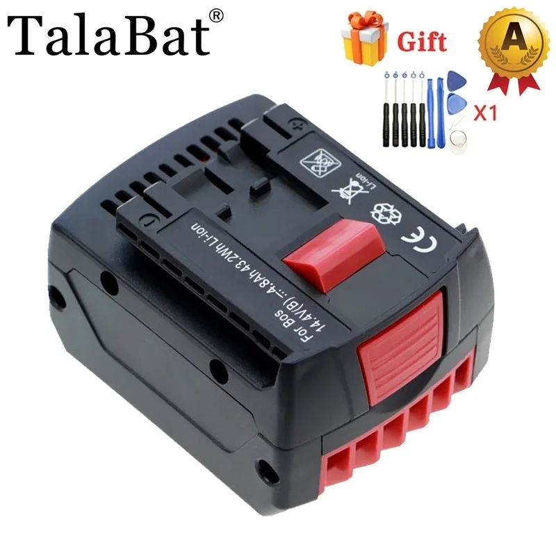 

Rechargeable 4800mAh Battery for Bosch BAT607 forcordless Electric drill screwdriver BAT614 HDB180-02 17614-01 26614-01