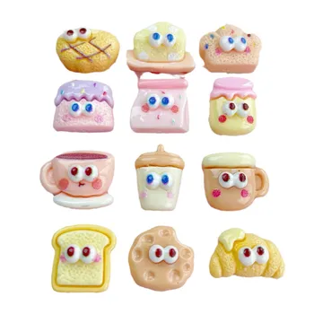 20Pcs Kawaii Cartoon Mini - eye Resin DIY Shoes Hat Icebox Barrette Mobile Phone Case Scrapbook Cream Glue Flat Back Resin - Thumbnail 7