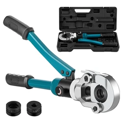Pince à sertir hydraulique pour tuyaux, pince à sertir en cuivre avec mâchoires 1/2 pouce, 3/4 pouce, 1 pouce, pour la plomberie 