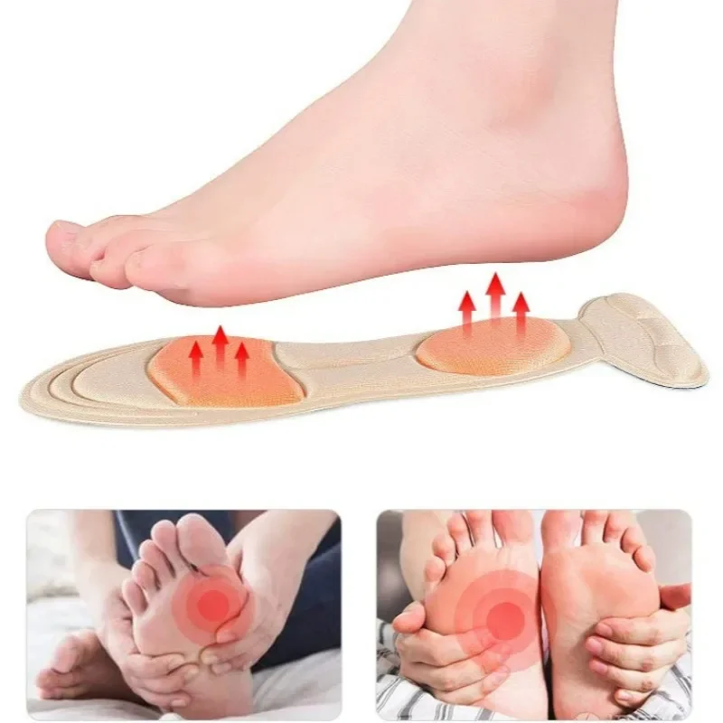 Orthopedic Insoles Heel Insoles Shoe Inserts Women 2/4Pcs