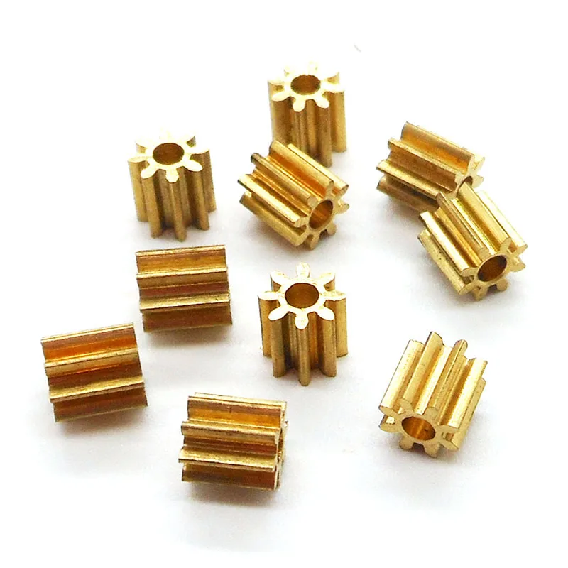 82A 0.5M Copper Gear 1.95mm Hole Motor Spindle Pinion Gearbox Mechanical Parts Accessories