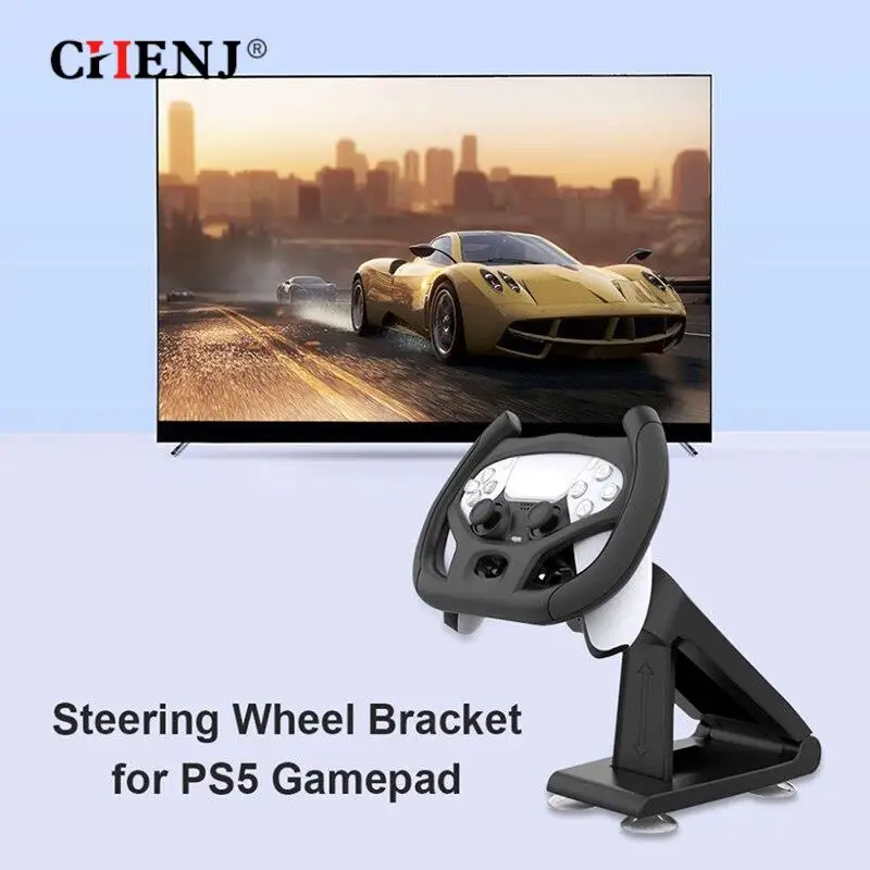 1Pc Racing Games Volante Con Staffa Per Playstation 5 Ps5 Controller Di Gioco Pro Maniglia Accessori Per Macchine Elettroniche