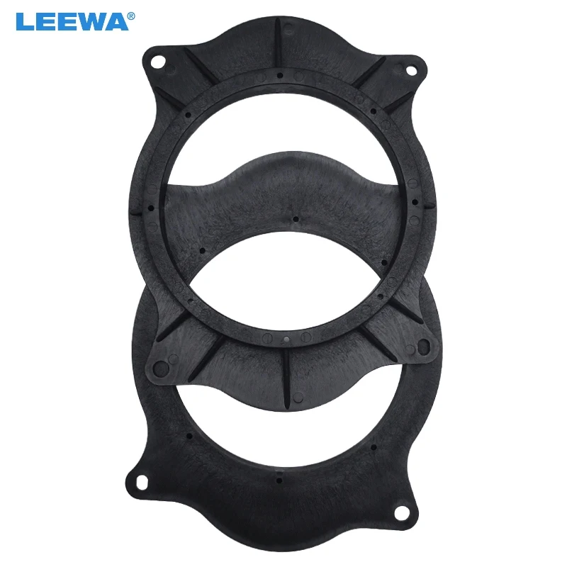 

LEEWA 1pair Car Speaker Spacer Adapter Horn Pad For Toyota Camry/Corolla/Levin /Highlander Rear Platform Stereo Refitting Rings