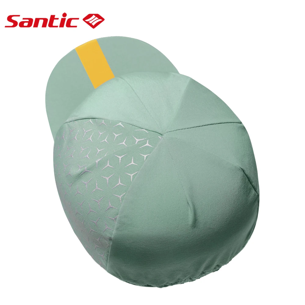 Santic Cycling Hat MTB Sports Cap New Breathable Quick-Drying Reflective Bicycle Riding Professional Sun Protection Sun Hat cycling caps sports headwear