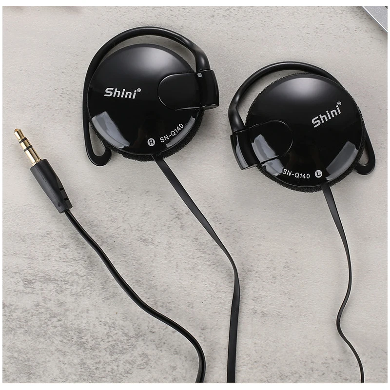 Wired Ear Hook Earphone Earbud Stereo Headphones Music Sport