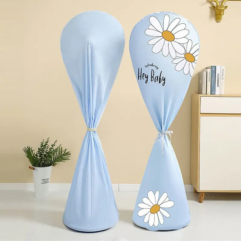 2pcs Waterproof Floor Fan Cover Home Decor Dust-proof Protective Electric Fan Cover Reusable Stand Protective Covers