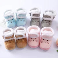 Winter Snow Baby Boots Newborn Warm Booties Soft Sole First Walkers Shoes for Baby Girls Boys Infant Shoes Toddler 0-18Months 6