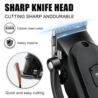 hiena Hair Clipper Kit for Men Electric Shaver Hair Trimmer Professional Cutting Machine Hair Trimmer with LCD Digital Display 6