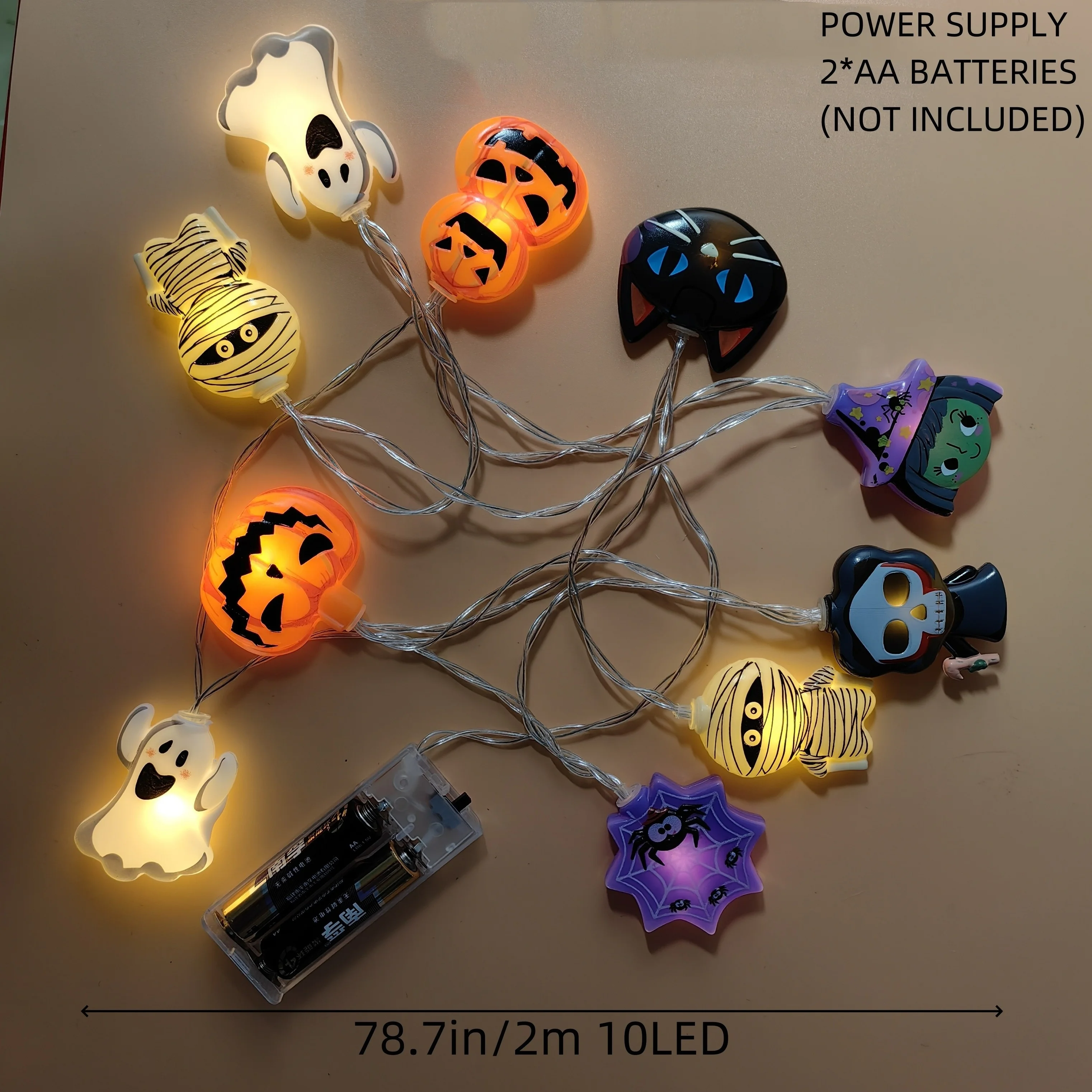 Spooky Halloween LED Decor Lights | Indoor Atmosphere & Party Accents