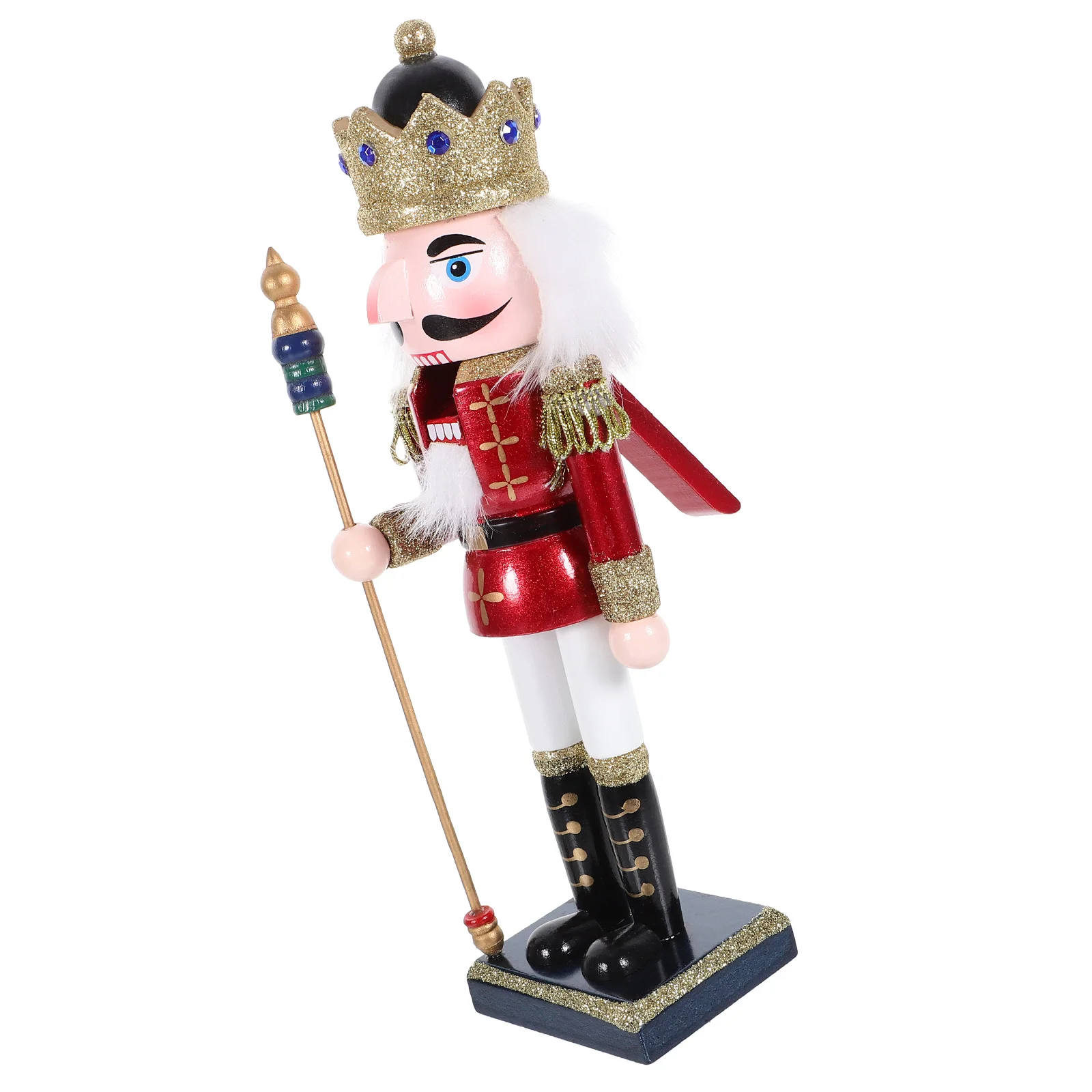 

25cm Christmas Nutcracker Figure Wooden Nutcracker Soldier Nutcracker New Year Decoration