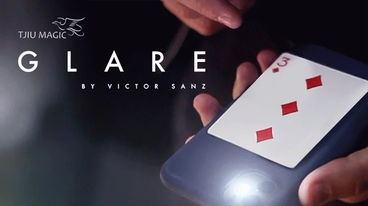

Glare By Victor Sanz and Agus Tjiu Close Up Magic Tricks Illusions Card Magic and Trick Decks Magician Props Gimmick Street Bar