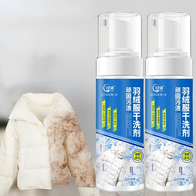 Anshka Downwear Detergent,Portable Fast Stain Remover Foam Dry Cleaning  Agent,Convenience Down Jacket Wash-Free Spray,Dry Cleaning Spray Down  Jacket