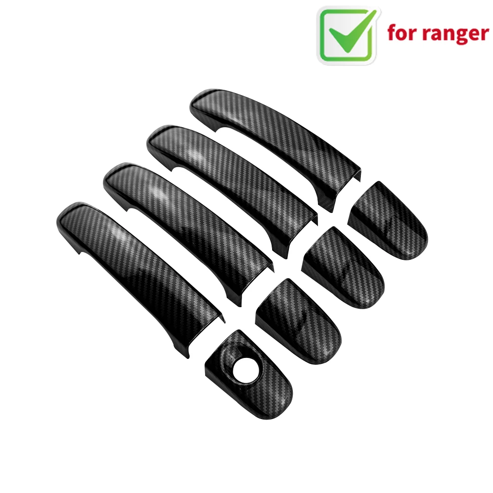 Ford Ranger Everest Endeavor 2015 - 2022 용 자동차 자동차 액세서리 외부 도어 핸들 보호 커버 트림 스티커