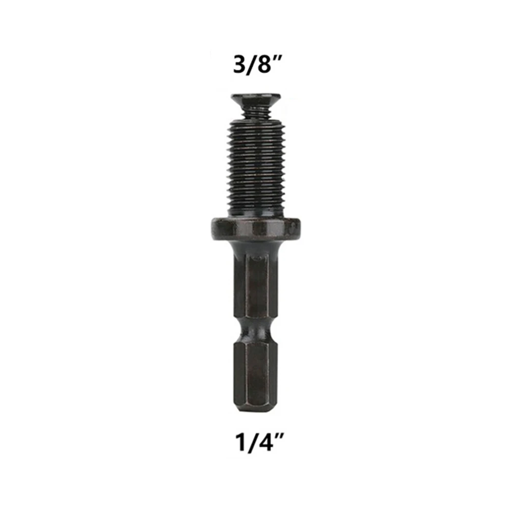 

Drill Chuck Adaptor 1/4" Hex Shank Adapter To 1/2" 3/8" Male Thread Electric Drill Bits Collet Quick Change Converter